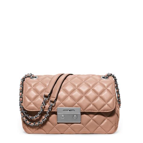 michael kors sloan chain large pink shoulder bags|michael kors sloan shoulder bag.